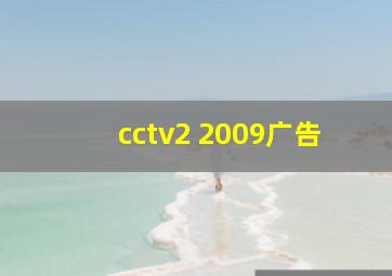 cctv2 2009广告